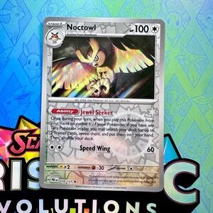 noctowl - reverse holo (078/131) - rare — pokémon: prismatic evolutions